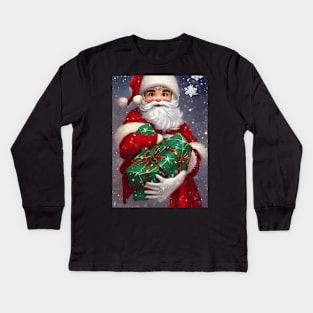 Santa's helper #2 Kids Long Sleeve T-Shirt